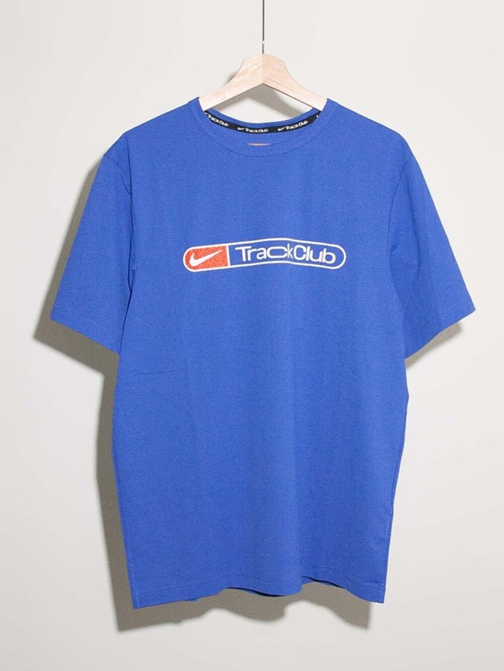Nike Hyverse Track Club Men's Dri-FIT UV Short-Sleeve Running Gym Top Blue Large